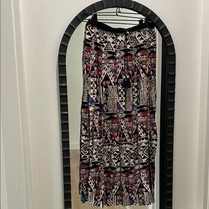 Geometric Tribal Maxi Skirt